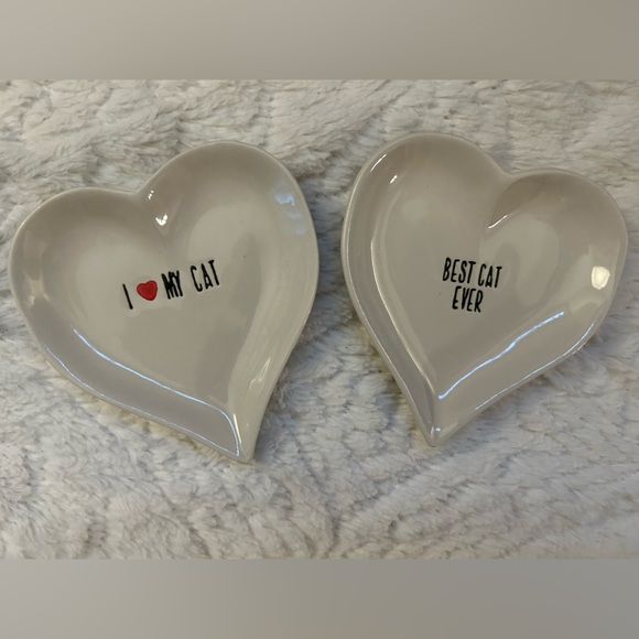 Cat-Themed Set of Two Trinket Holders by TAG - Picture 2 of 5